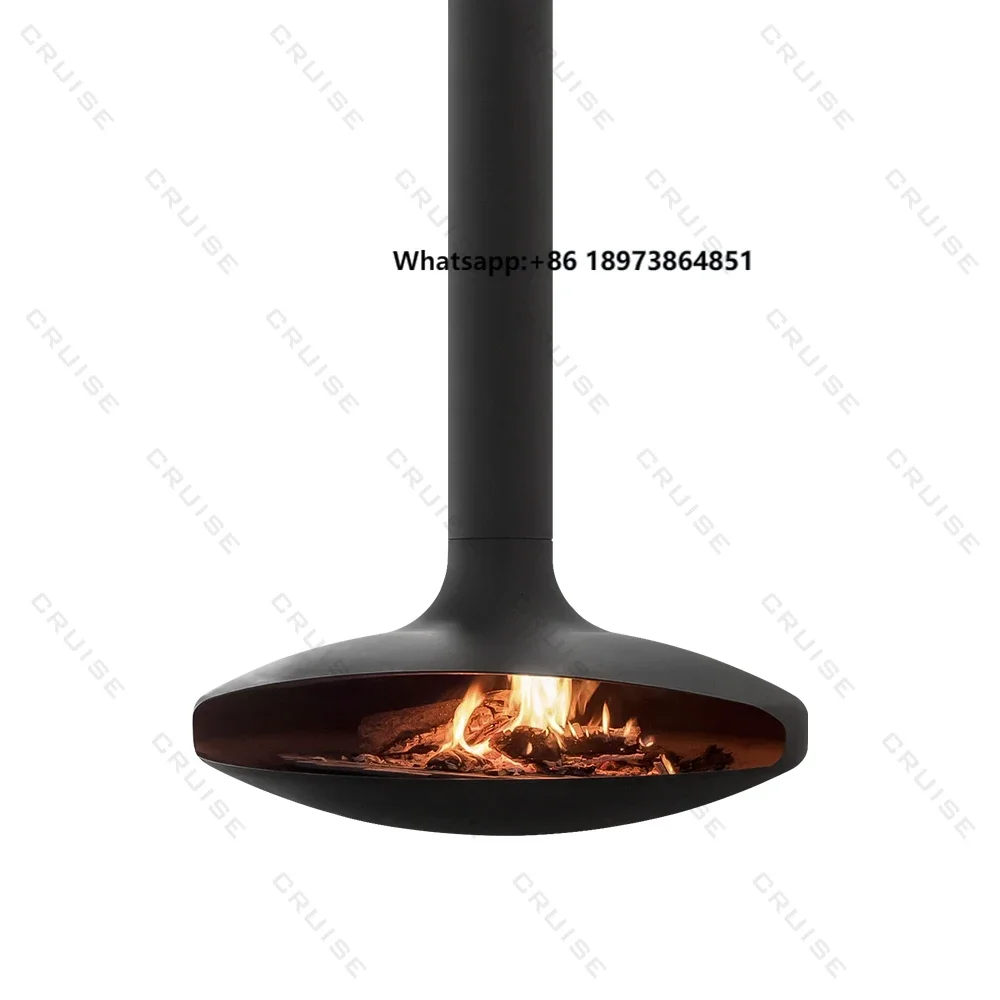 

CRUISE Interior Superior Hanging Fireplace for Winter Heating Stove Modern 60/70/80/90/100/110/120cm Wood-Burning Fireplaces