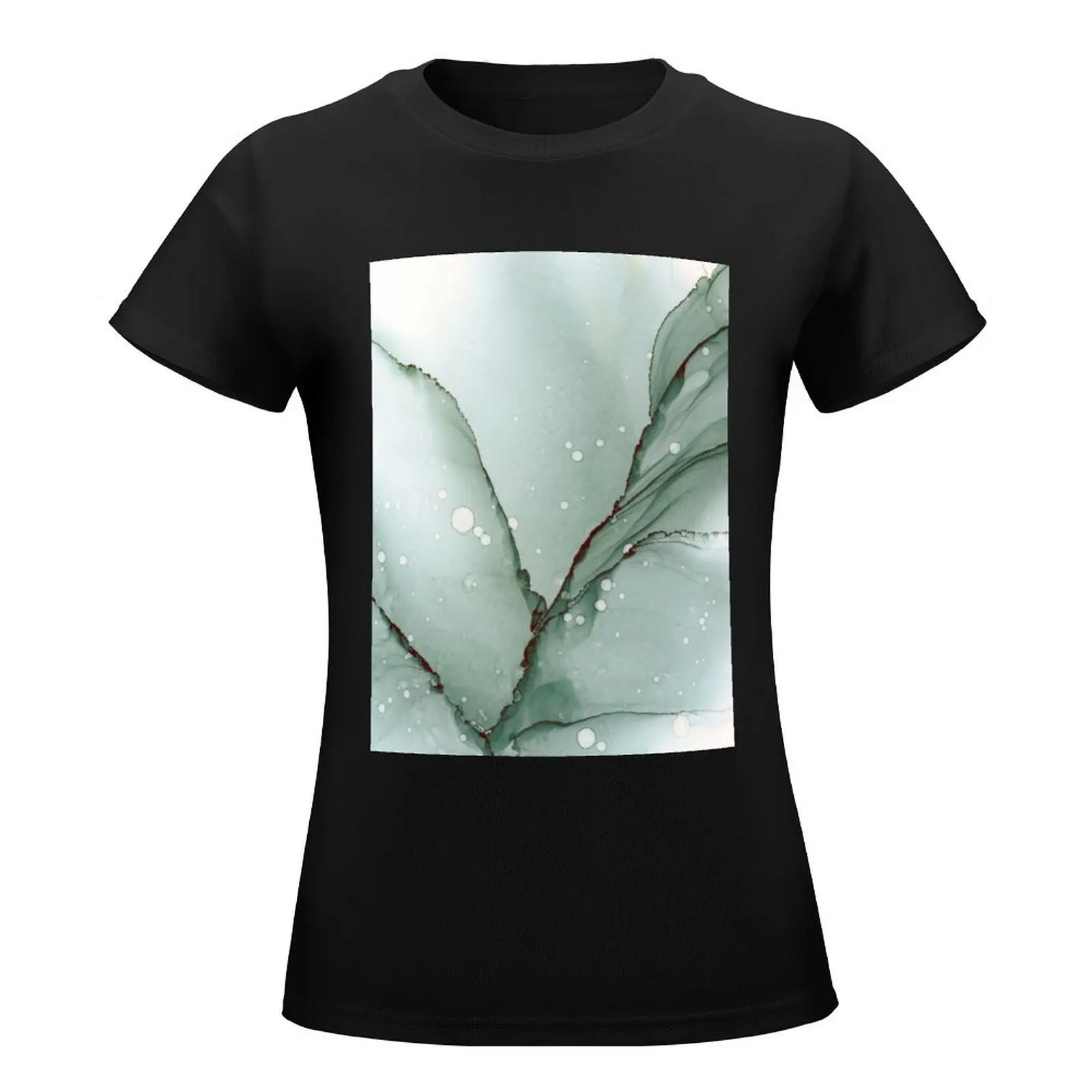 Silent - Mixed Media Art T-Shirt Aesthetic clothing korean fashion hippie clothes womans clothing