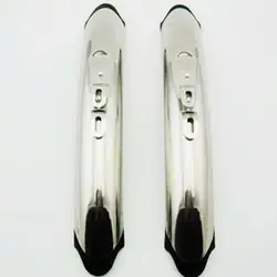 1 Pair Front Rear Fenders 27in Supplies Adjustable Easy to Install Removable Protector Vintage Practical for Road Bike