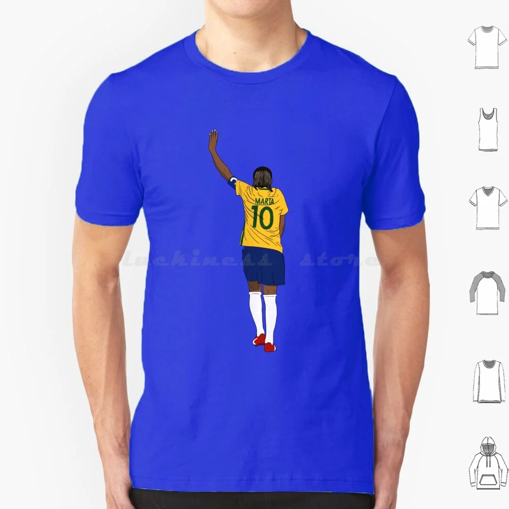 Marta Brazil 10 T Shirt 6xl Cotton Cool Tee Marta Brazil Brazil Wnt Woso Womens Soccer Gender Equality Equality Usa Football