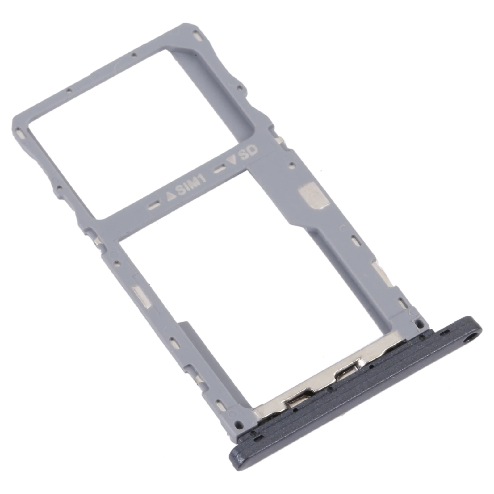 SIM Card Tray + Micro SD Card Tray for Alcatel 3L 2020 SIM Card Holder Drawer Phone Replacement Part