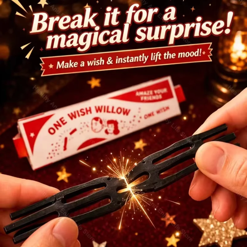 3D Printed Stick With Wishing Box Wish-Making Snap Stick Breakable Magic Lucky Charm Good Luck Gift for Friends New 3PCS 2026