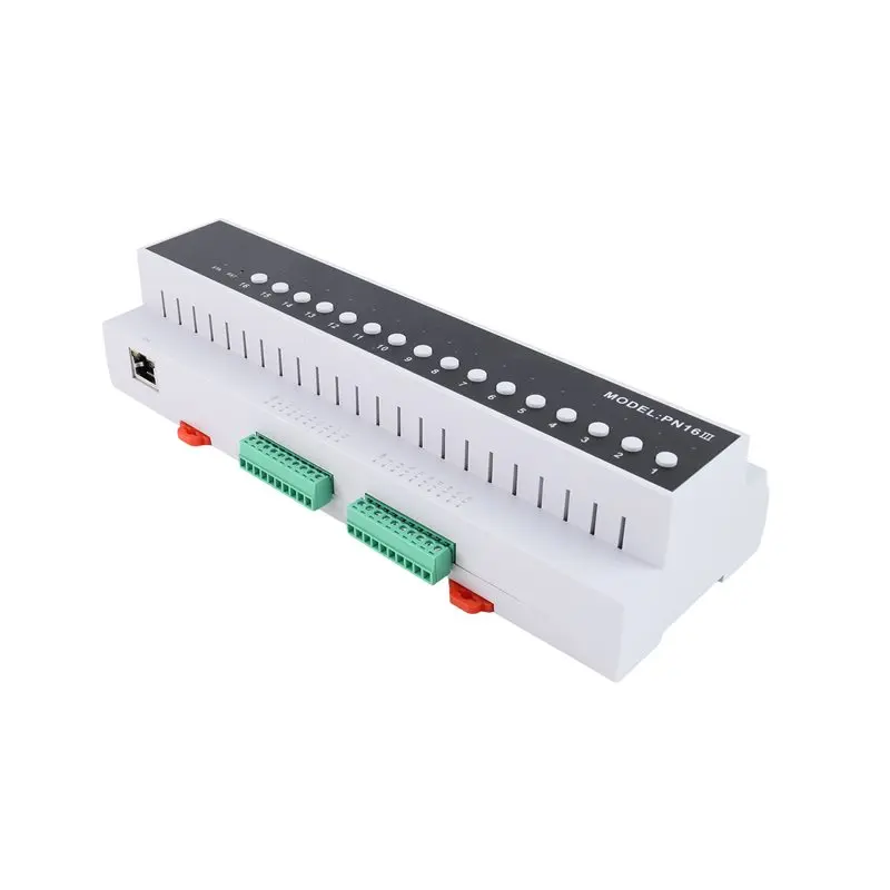 ABZC-Tuya Smart Zigbee Relay Switch 16 Gang Relay Switch Remote Control Appliance Control Module 110V-240V APP Voice Control