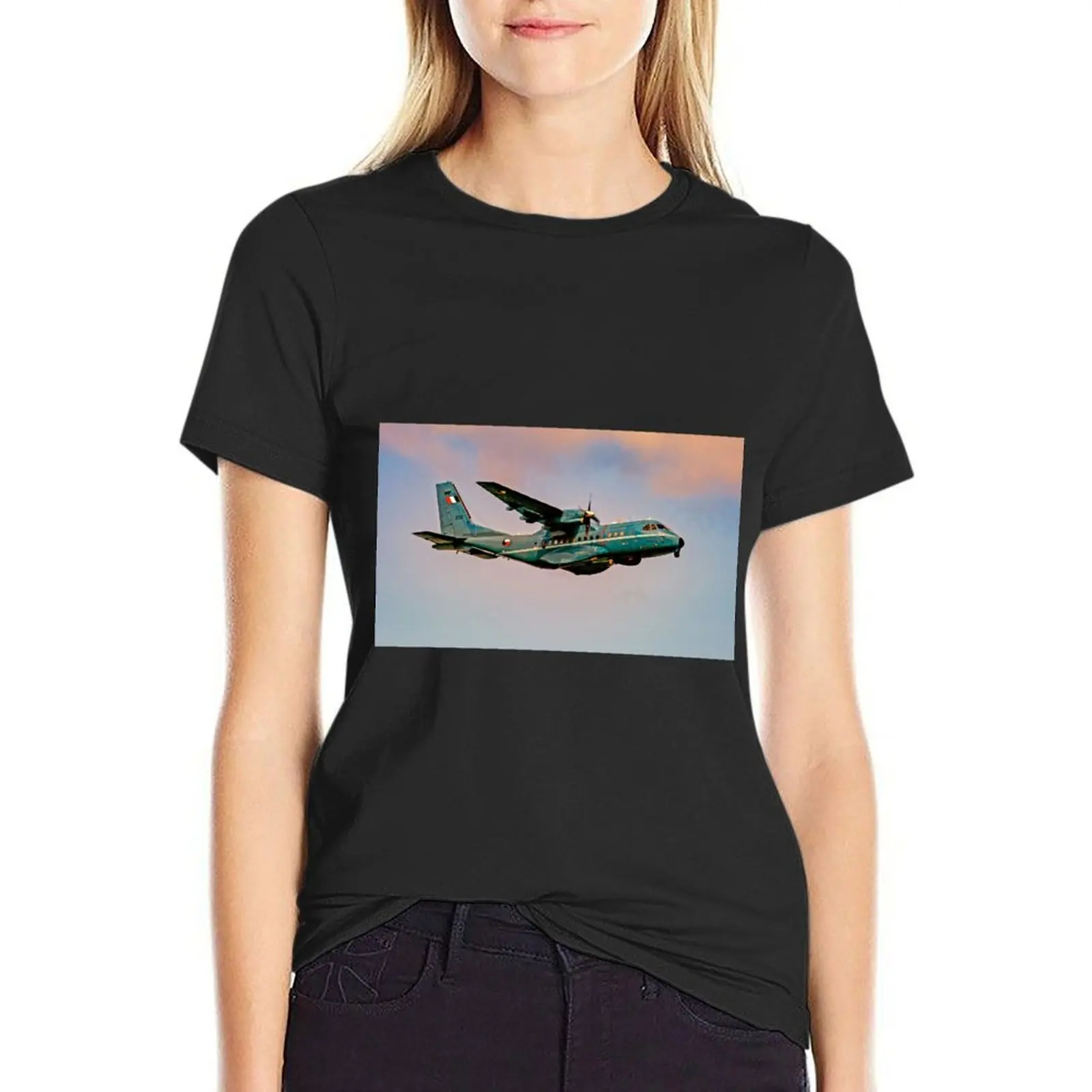 Irish Aviation CASA CN235 Air craft T-Shirt new edition funny Women's t-shirt