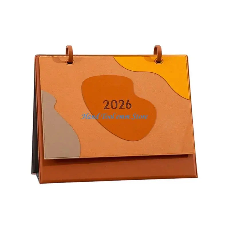 

H37F Настольный календарь на 2026 год. Ежемесячный календарь-планировщик работает с января по декабрь для планирования.