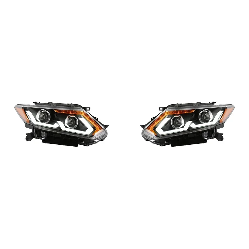 DRL Lamp Car OEM Car Head Light Modify Semi-assembly LED Xenon Headlight for Nissan Rogue X-TRAIL 2014 2015 2016