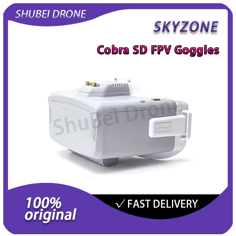 SKYZONE Cobra SD FPV Goggles 5.8G 48CH SteadyView Receiver LCD Screen with DVR Head Tracker FPV Video Glasses For Racing Drone