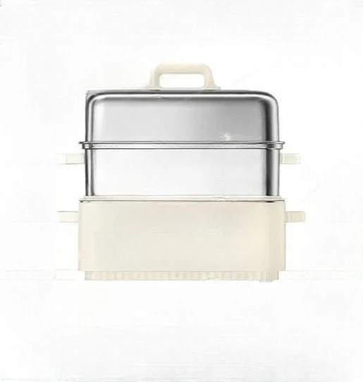 Stainless Steel Electric Steamer Household Multi-functional Three-layer Large-capacity Steamer 2024 New Cooking Integrated Pot