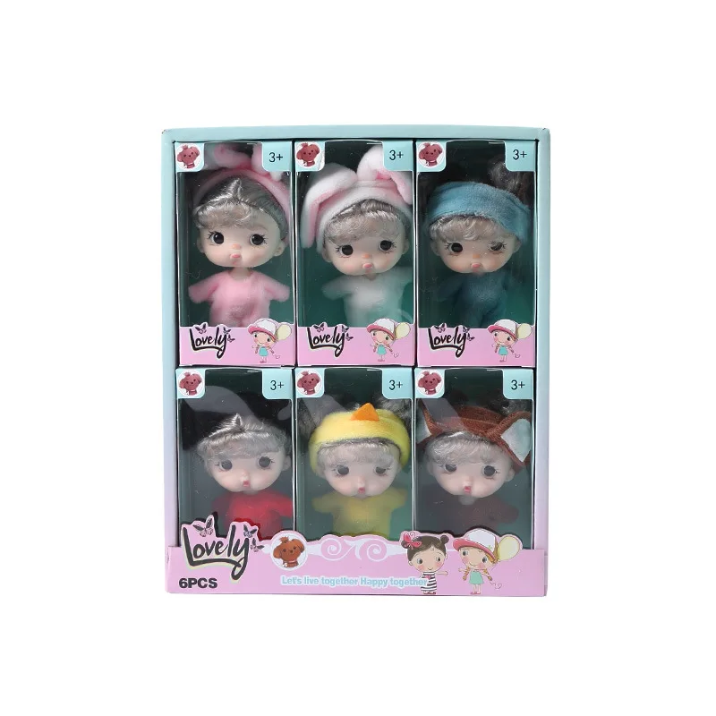 Foreign trade rebirth doll mini doll princess children\'s girl toy PVC gift doll