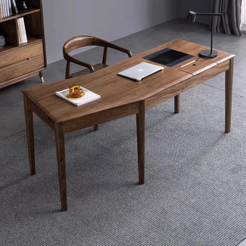 

Wooden Organizers Office Desk Computer Minimalist Space Saving Office Desk Study Executive Mesas Escritorio Unique Furniture