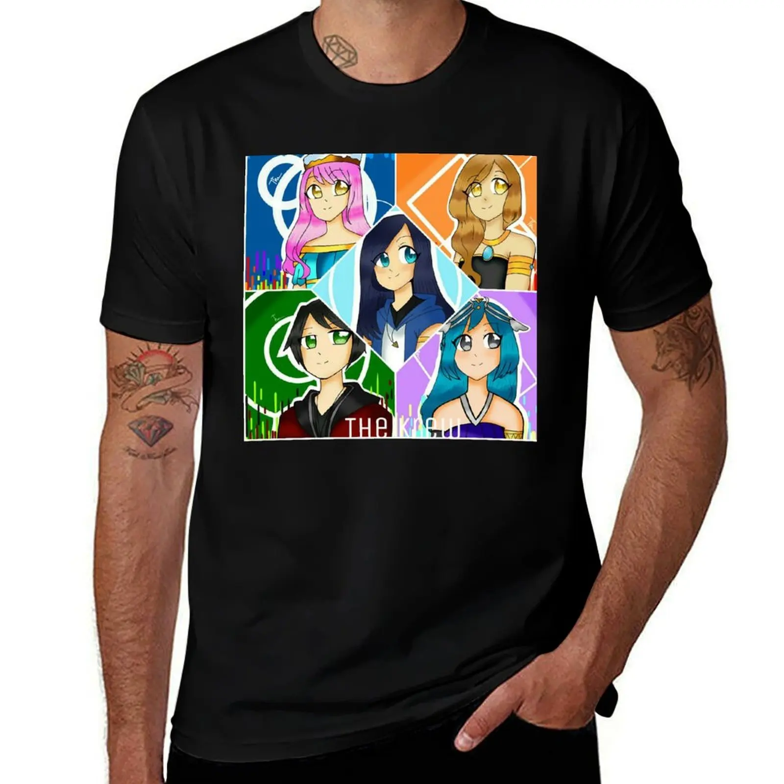 

faneh the krew chibi T-Shirt t shirts designer t shirts for man pack white man t shirt luxury T-Shirt