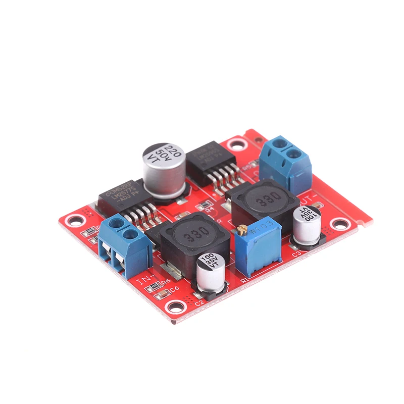 Adattatore di tensione automatico DC-DC LM2577S a LM2596S Convertitore automatico a doppio chip Modulo step up/down