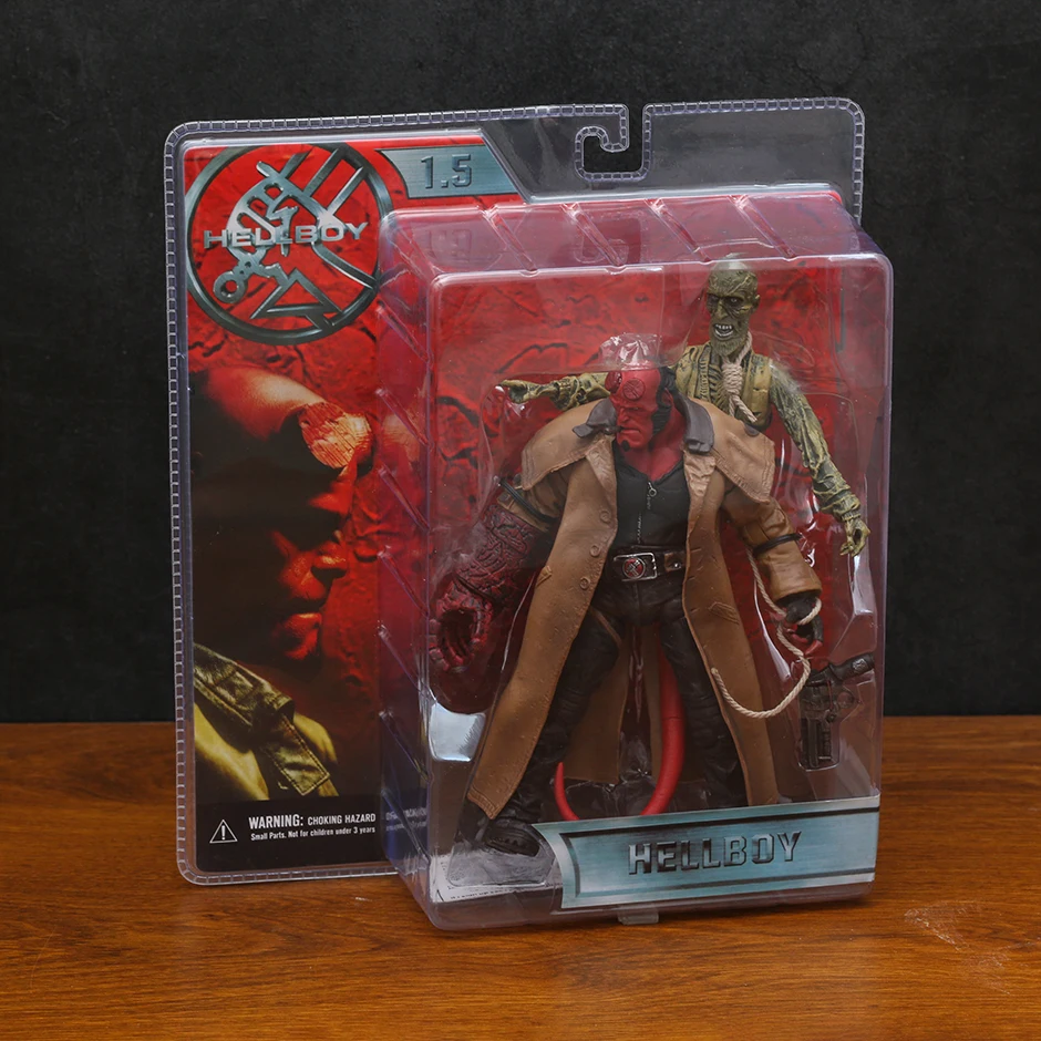 Mezco-hellboyモバイルアクションフィギュア、7インチ、モデル玩具