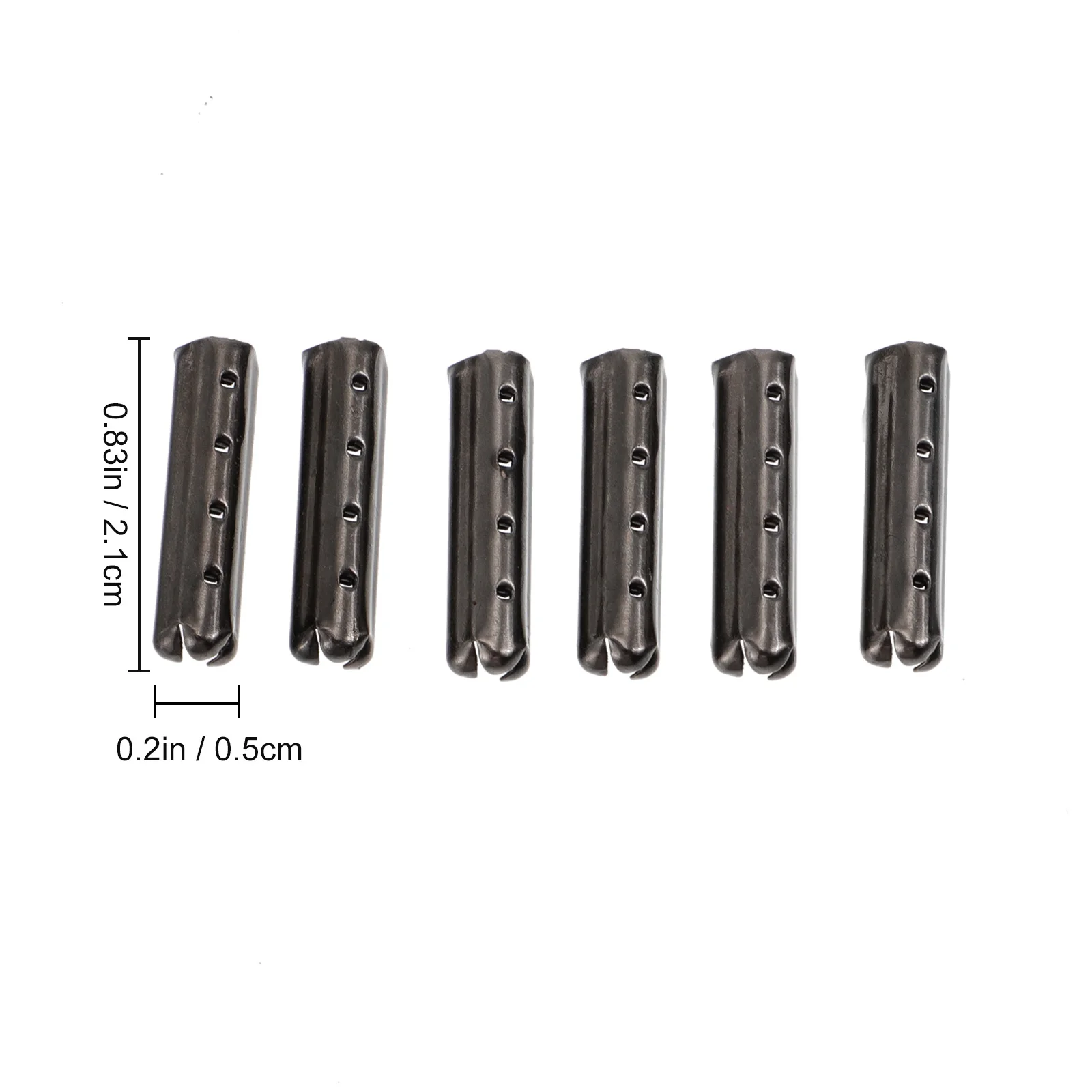 100 Stücke Kupfer Metall Schnürsenkel Tipps Runde Kopf DIY Reparatur Schnürsenkel Aglets Glatte Universal Enden DIY Schnürsenkel Hut Seil Aglet Tipps