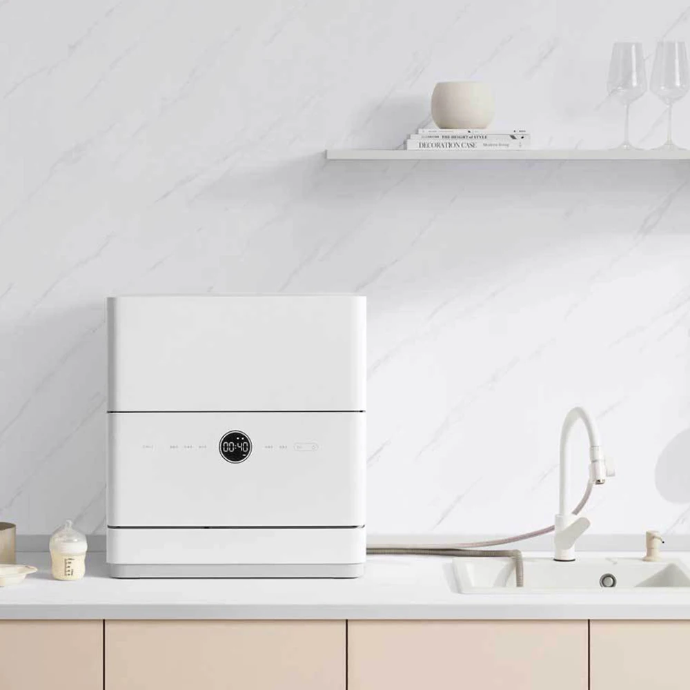 Smart Desktop Dishwasher Fully Automatic Household Small Disinfection Integrated Drying Dishwasher