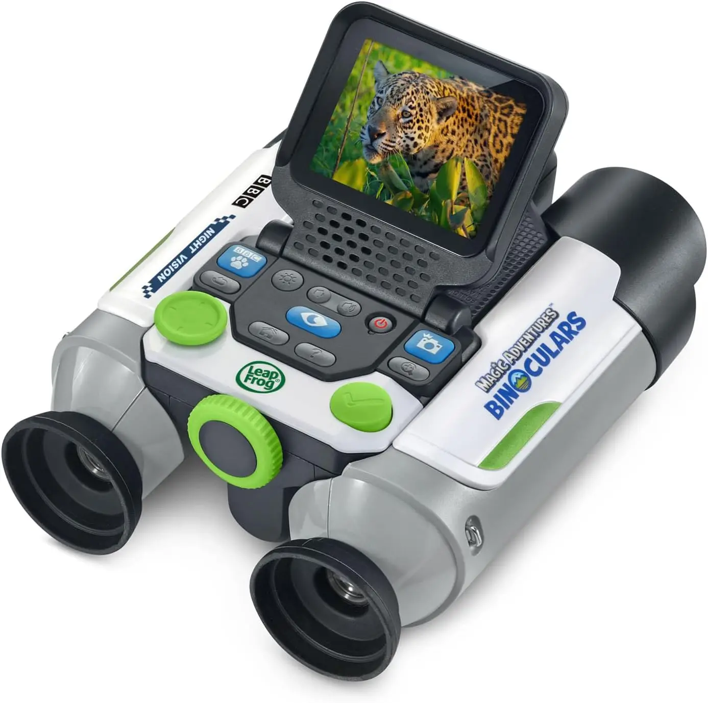 

Kids Binoculars with Camera, 2.4" Screen, Night Vision, 10x Zoom, Ages 4+
