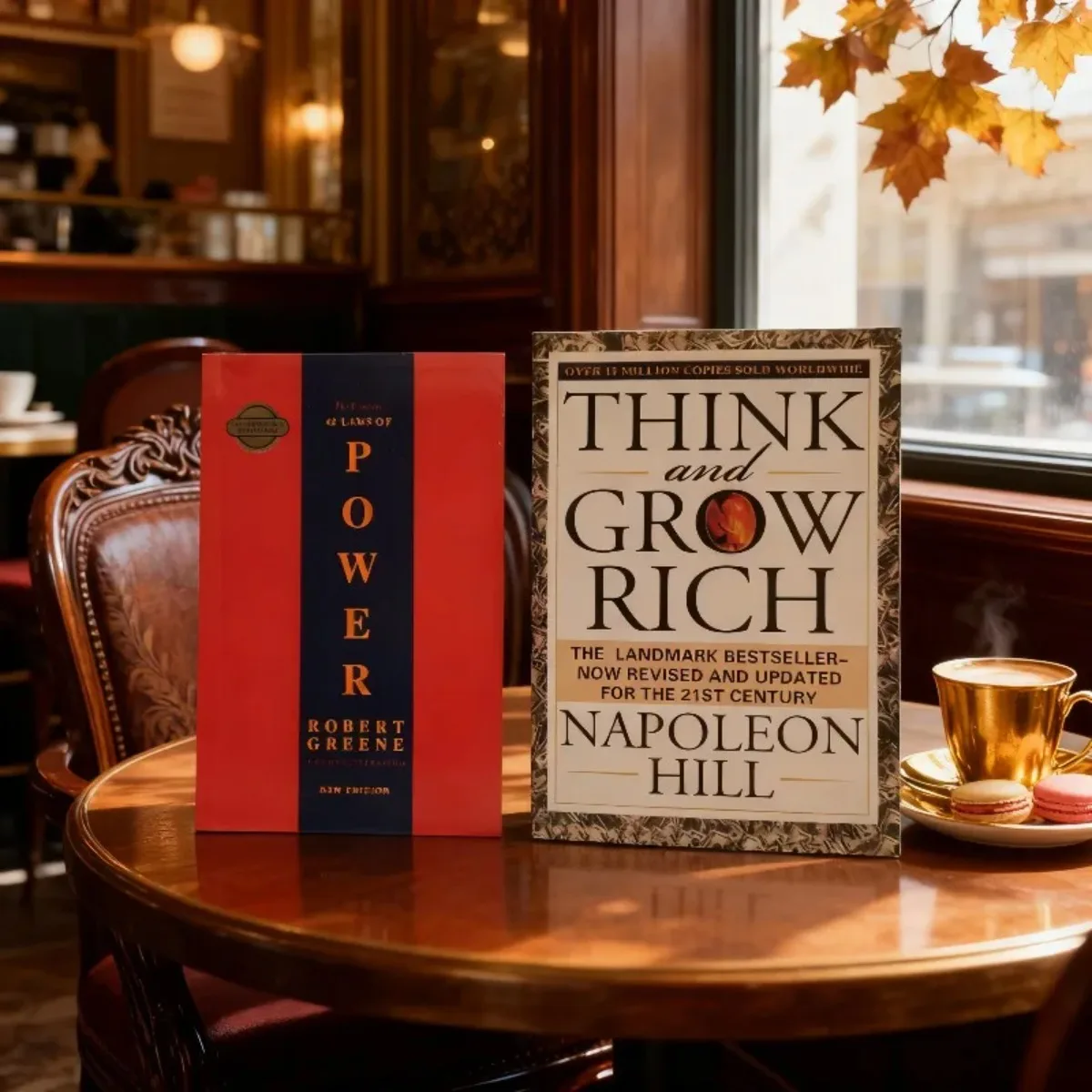 《قانون القوة الـ 48》+ 《فكك ونمو غني》 مجموعة كتبان - الهيمنة العقلية وإنشاء الثروة: رمز إتقان النجاح القصوى