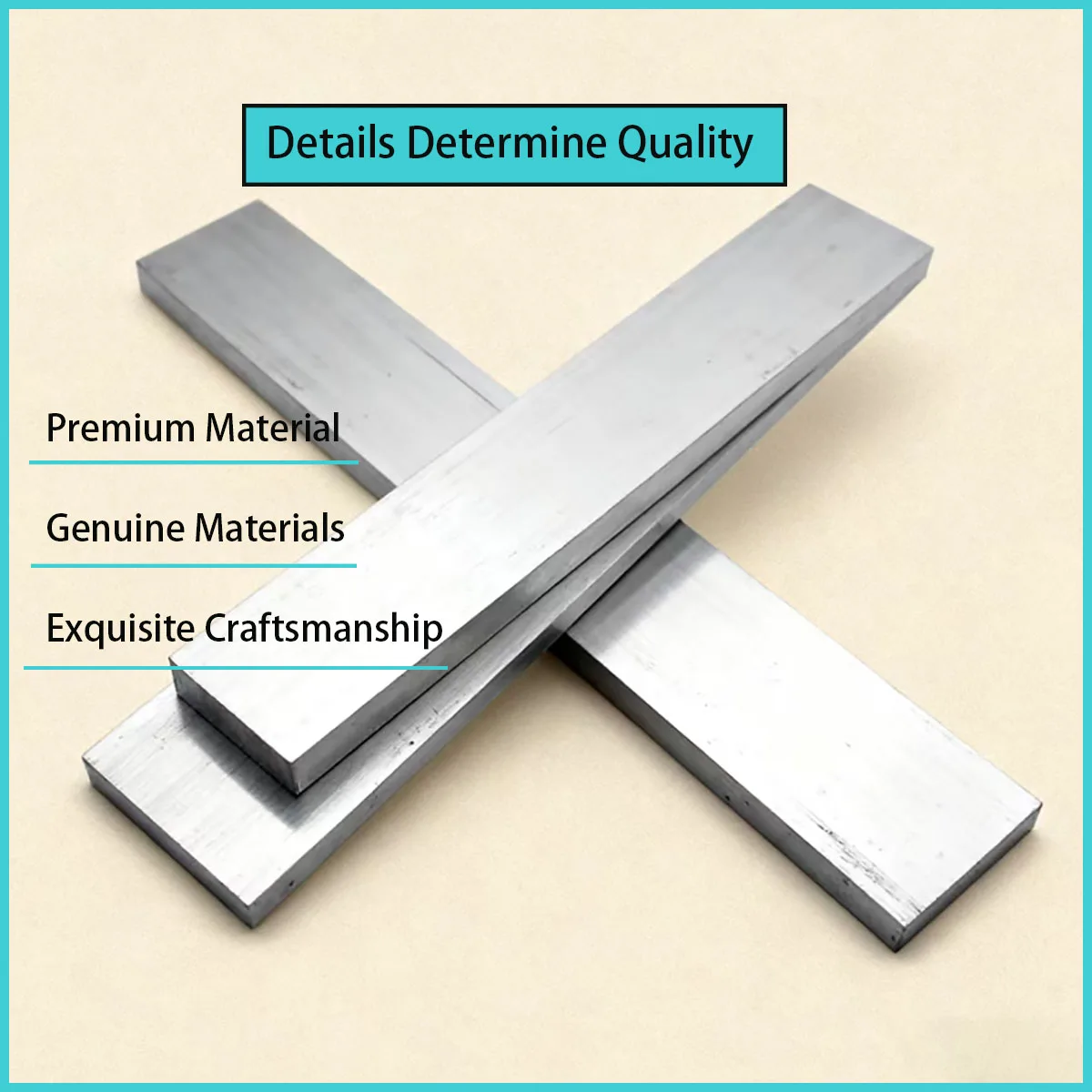 3-30mm thick aluminum flat steel 50-300mm long, high strength
