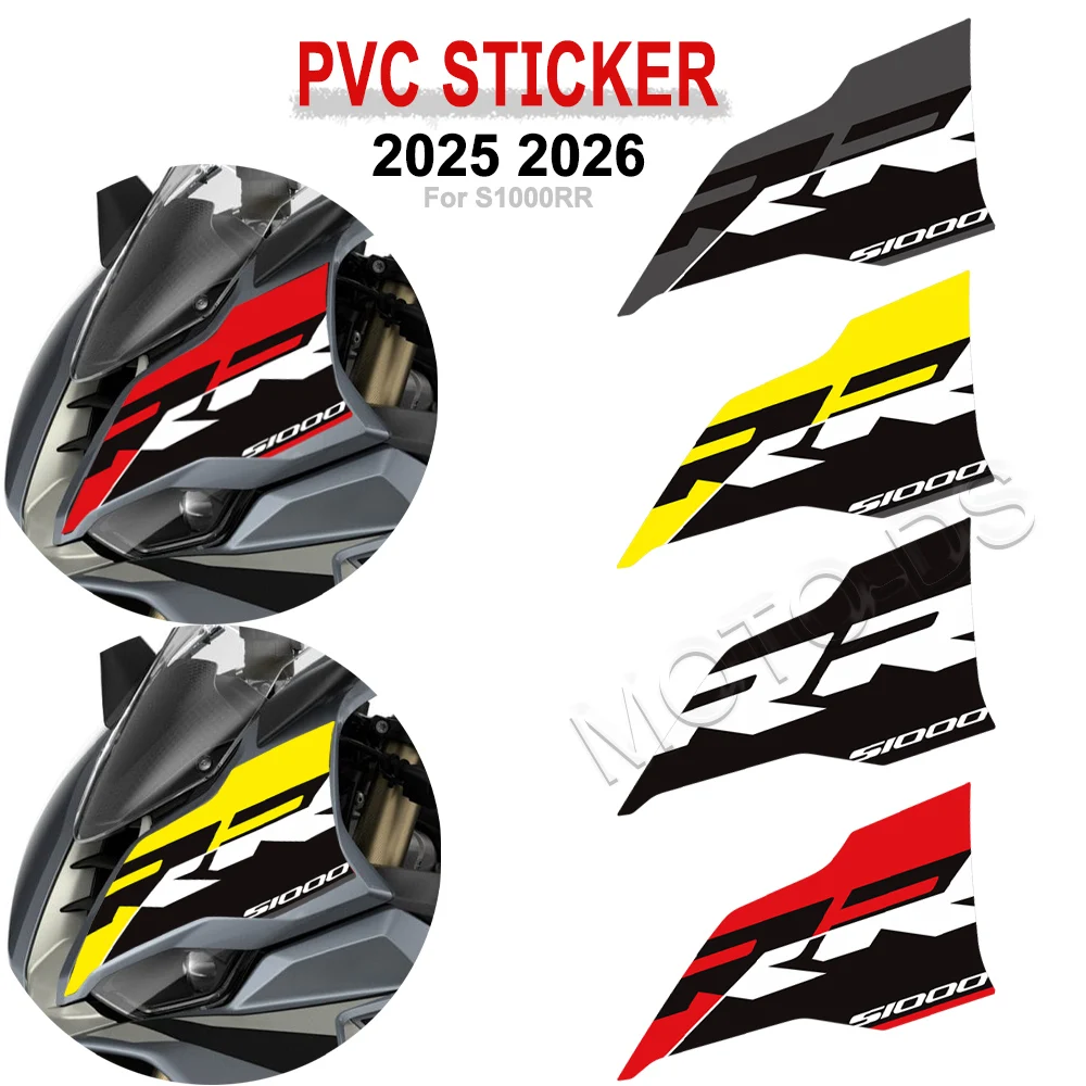 

For S1000RR S 1000 RR S1000 Protection Tank Knee Pad Grips Gas Fuel Oil Stickers Decals Fairing Fender 2025 2026