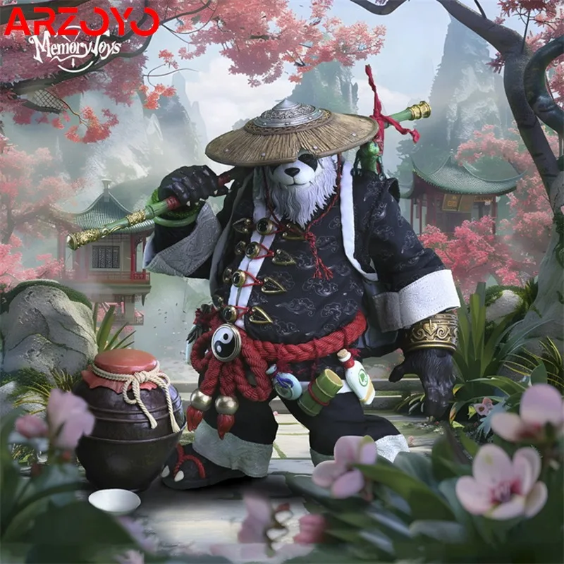 2024 Q4 Memory toys Panda Man Wu Qinglie Action Figure 20cm Solider Figurine Model Full Set Collectible Toy