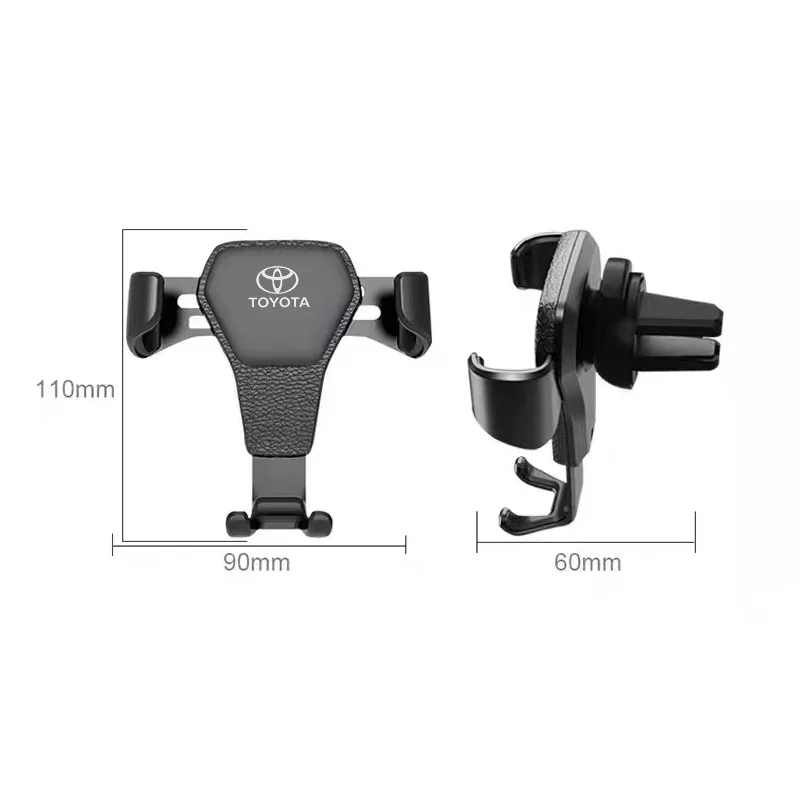 Car Air Vent Phone Holder Auto Clamp Support Stand Car Air Vent Phone Holder For Toyota Corolla Rav4 Auris CHR avensis accessori