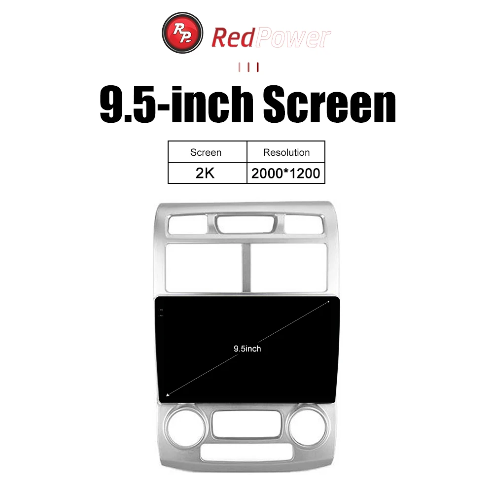 Car Radio 2K redpower HiFi for Kia Sportage 2004 - 2010 car DVD player audio video CarPlay DSP 2 Din
