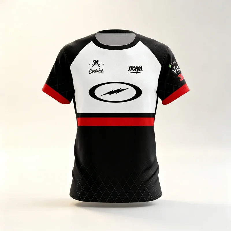2026 Coolwick Storm Bowling Jersey Black Lightning Logo T-Shirt Pro Player Fan Casual Family Matching Outfit Cheap Clothes