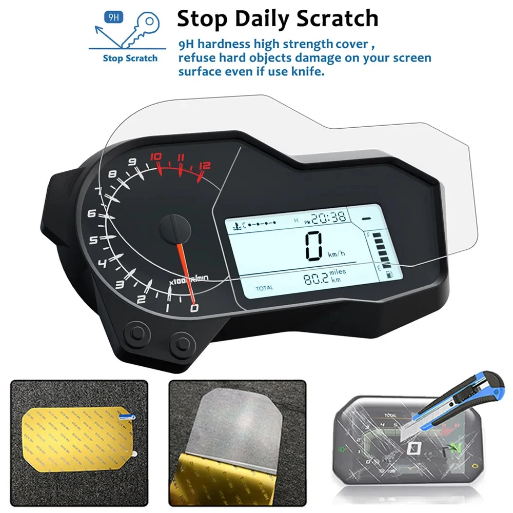 For Benelli TRK502X TRK 502X 502 X TRK502 Motorcycle Cluster Scratch Protection Film Dash board Speedometer Screen Sticker