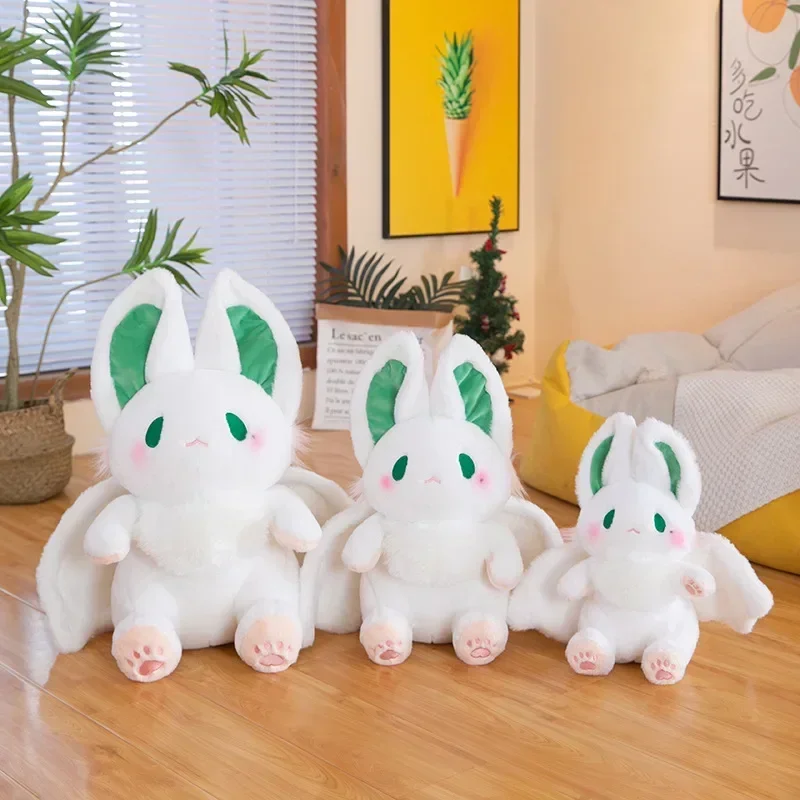 

55 см Kawaii Bat Rabbit Плюшевые игрушки Летающий кролик Плюшевые мягкие игрушки Кукла Подарок на день рождения для детей Baby Shower Домашний декор Рождество