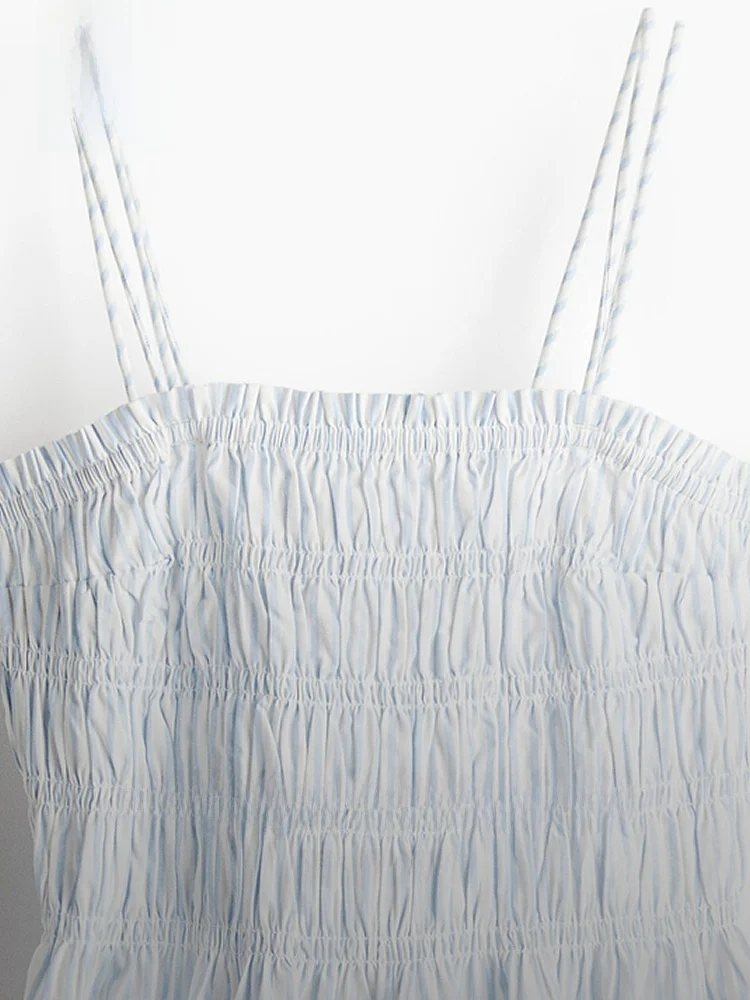 Ele H&M Damen-Weste mit Riemen, Dr. Frühling, neuer quadratischer Kragen, Glocken-Design, Sensation, Blumenrock, Baumwolle, 00 % Ort