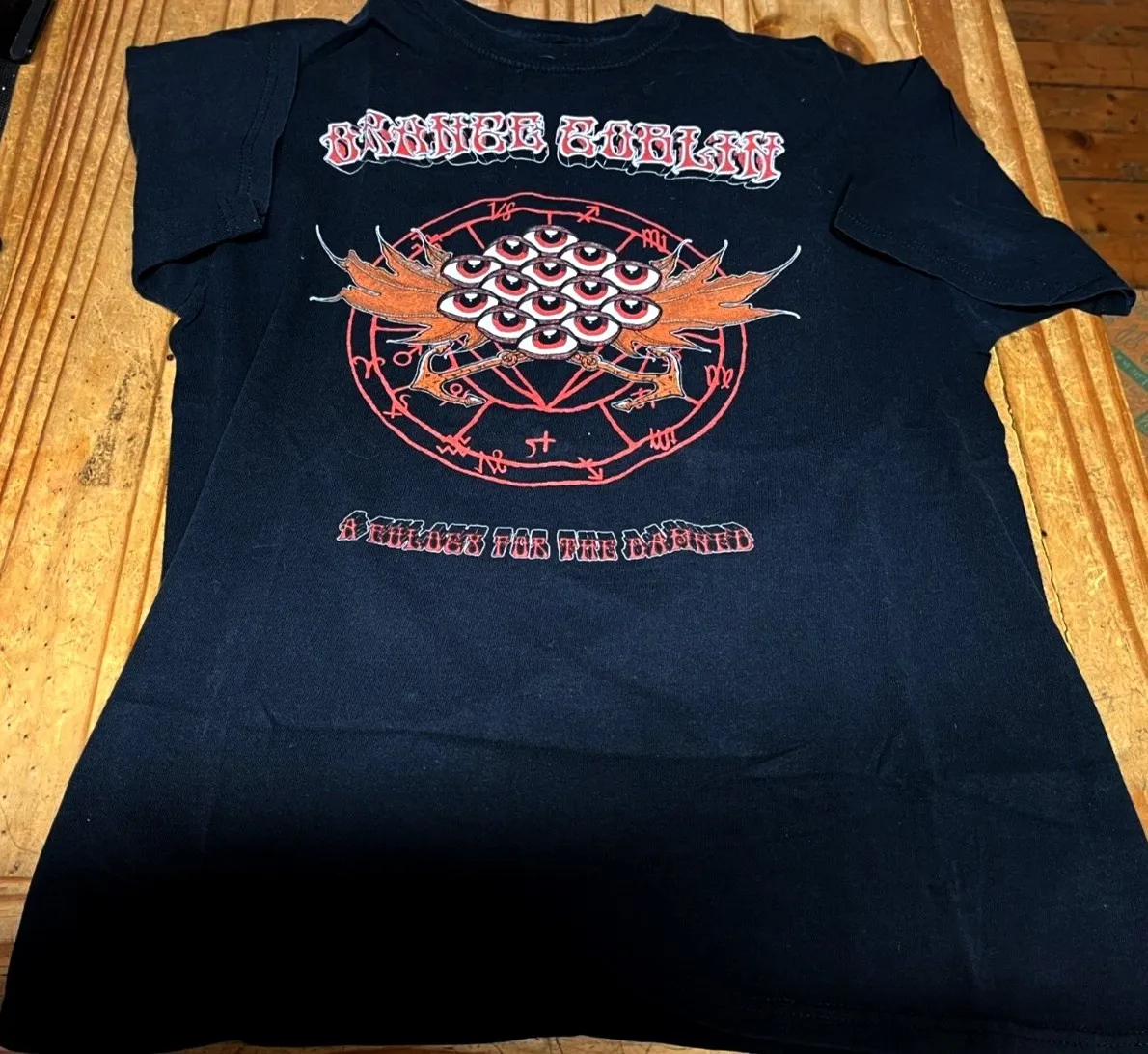 Camiseta negra con estampado de Orange Goblin A Eulogy For The Damned, tallas S a 5XL, 2F1969