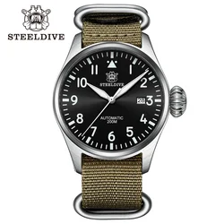 STEELDIVE Official SD1930 Luxury Fully Automatic Mechanical Men's Watch Swiss Super Luminous BGW9 NH35 Movement 20Bar Waterproof