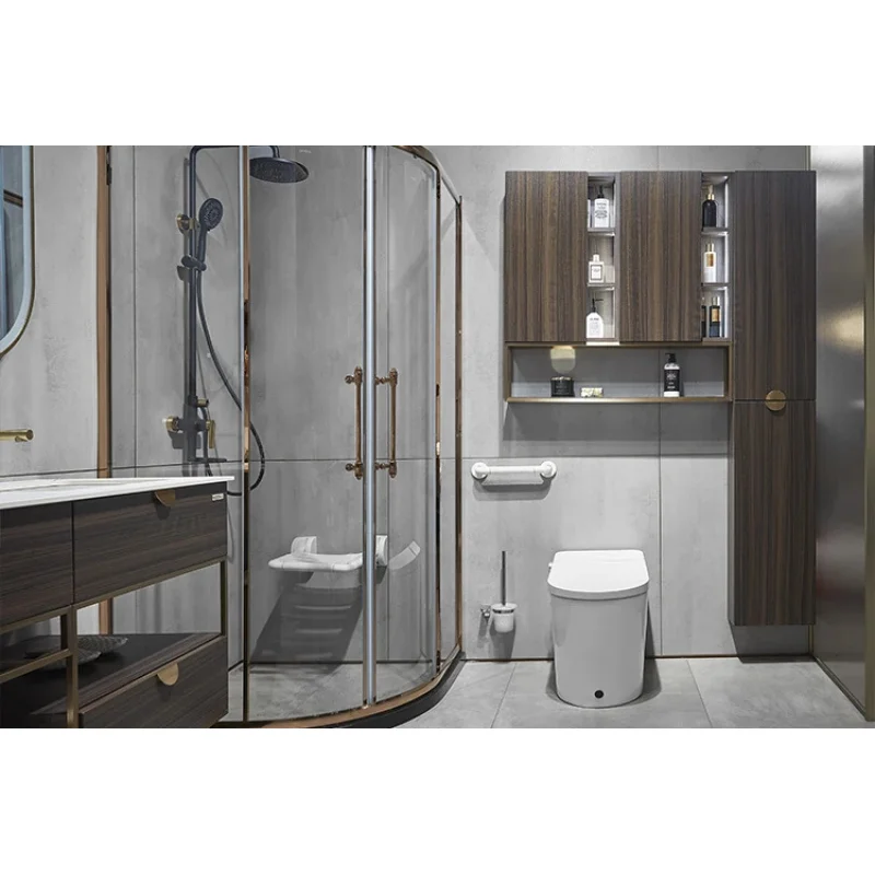 custom.Modern Luxury Floating Sink Vanity Bathroom Cabinet Set Apartments and Hotels