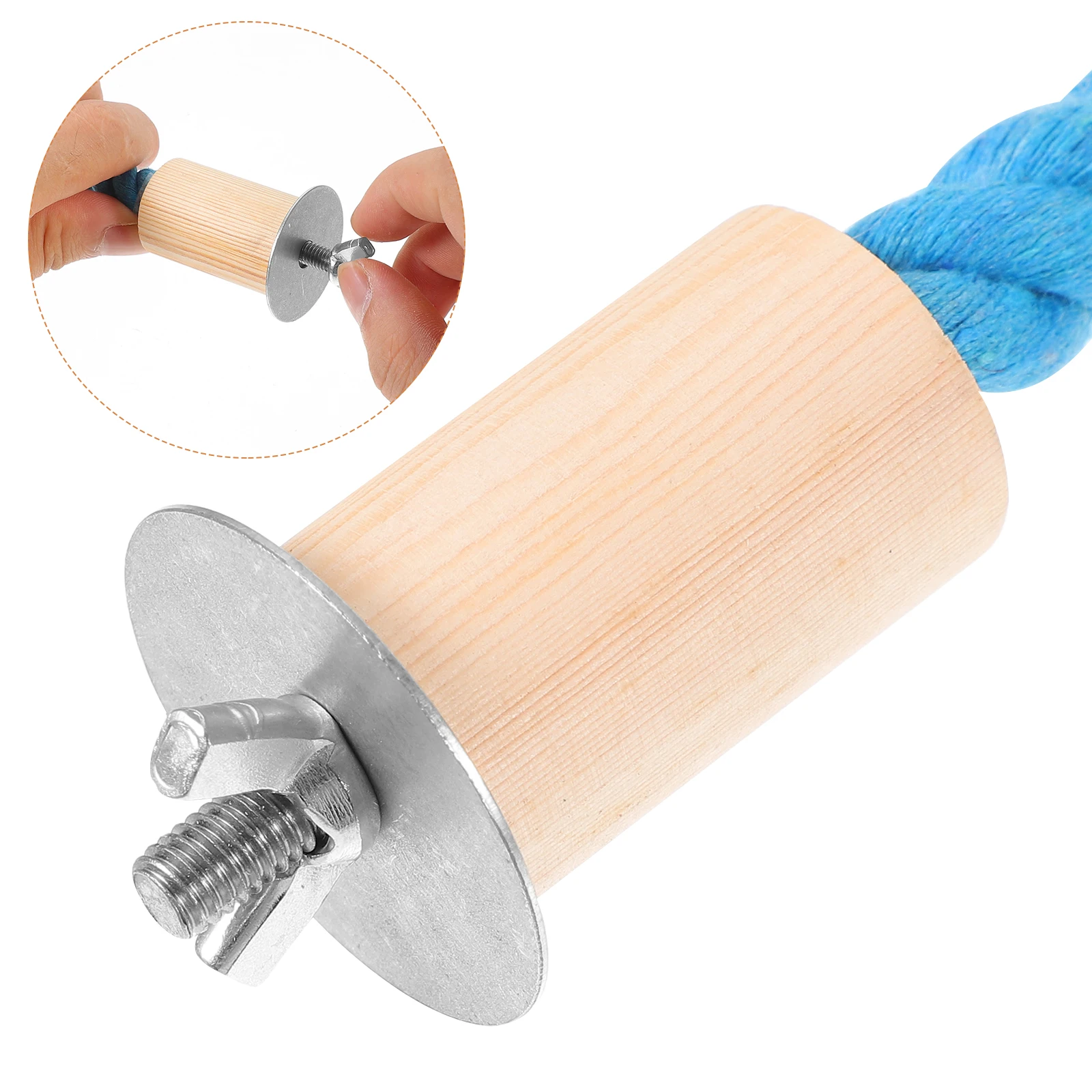 

Parrot Perch Cage Stand Hanging Bird Parrot Swing Bird Accessories Cage Supplies Rope Perches For Small Parrots Cotton Rope