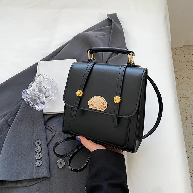 Simple New Trendy Handbag JK PU Messenger Bags Japanese Fashion Uniform Backpacks for Women All Match Black Bags Satchels Bolsa