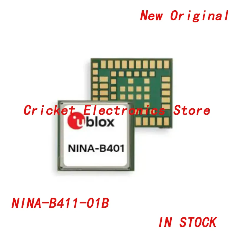 

NINA-B411-01B Bluetooth Bluetooth v5.1 Transceiver Module 2.4GHz Antenna Not Included Surface Mount