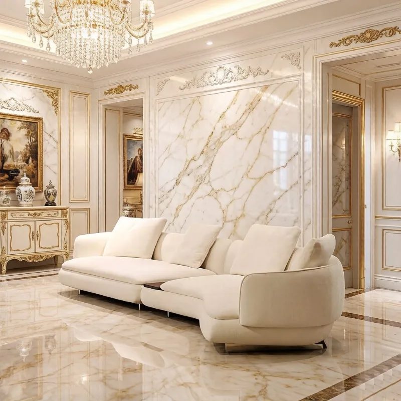 Italian minimalist module Vivian sofa design living room combination fabric sofa