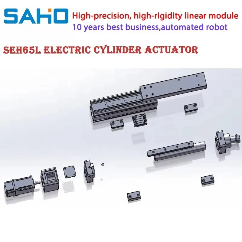 SEH65L Heavy Duty Linear Guide Rail Long Stroke Actuator Industrial Robot Electric Cylinder Servo Actuator