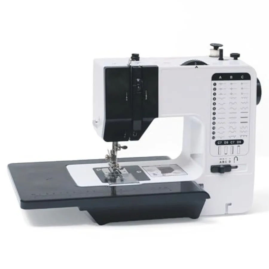 

Sewing Machine for Beginners with Extension Table Household Electric Portable Machine with 38 Built-in Stitch Patterns