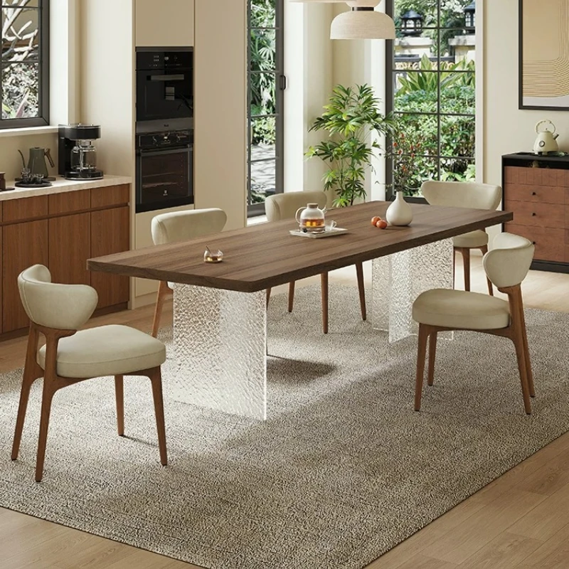 

Modern Simple Acrylic Floating Slate Desk Vintage Style Dining Living Room Sofa Tables Home Furniture Zwevend Bureau FYFD