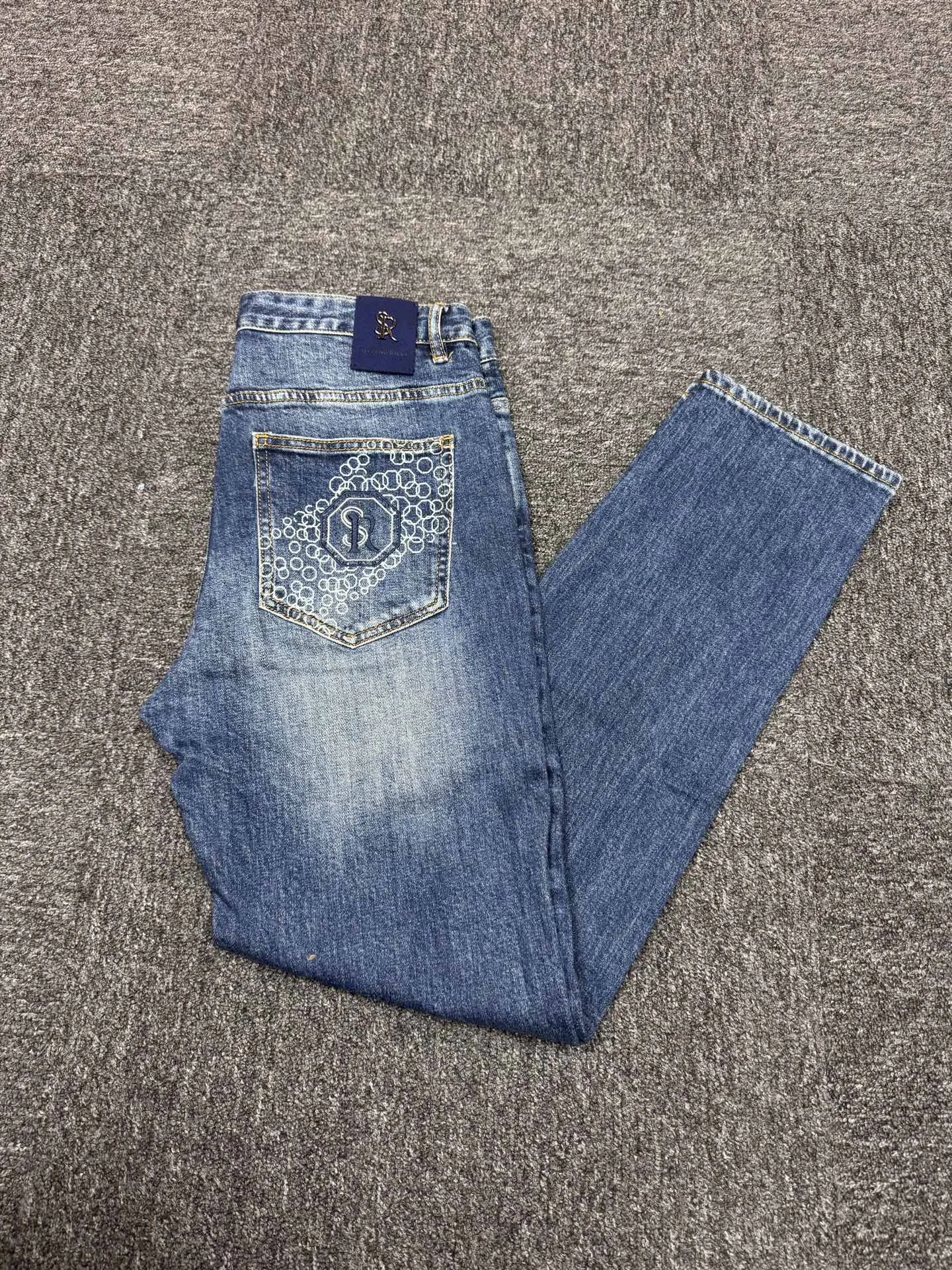 

SIJITONGDA2025 Men's Autumn/Winter New Boutique Casual Jeans, Sizes 30-38