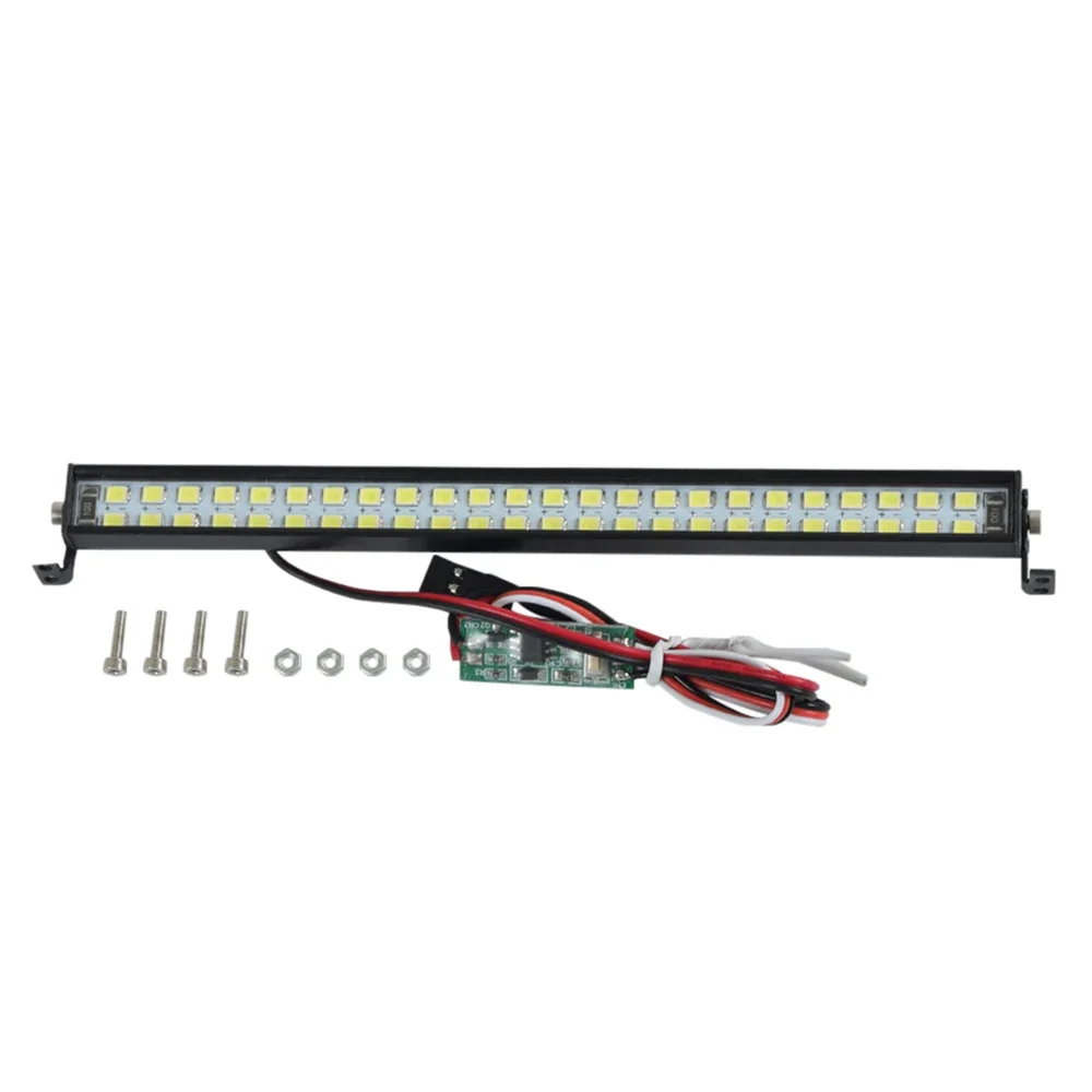 4/6LED Light Bar Roof Lamp Bright Search Light for 1/10 RC Crawler TRX-4 TRX6 Axial SCX10 RGT 86100 TF2 D90 D110