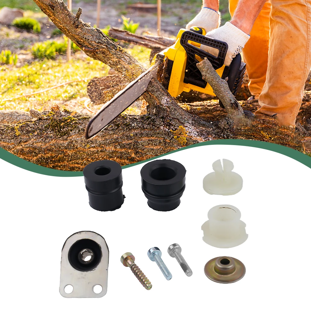 With Cover Screws Full AV Buffer Kit Garden Parts Replace 024 026 MS240 MS260 1121 790 9901 Accessories Chainsaw