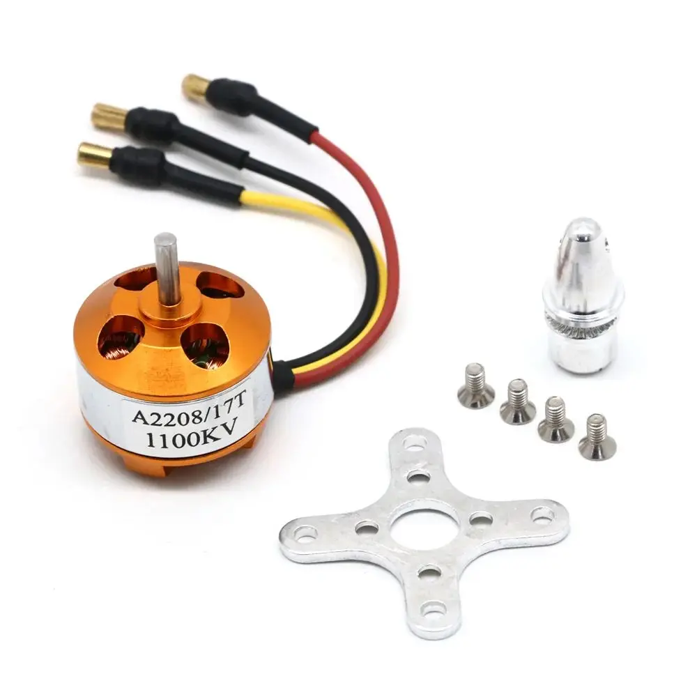 4set/lot A2212 1000KV 2200KV 1000KV Brushless Outrunner Motor +30A ESC+1045 Propeller Quad-Rotor Set for RC Aircraft Multicopter