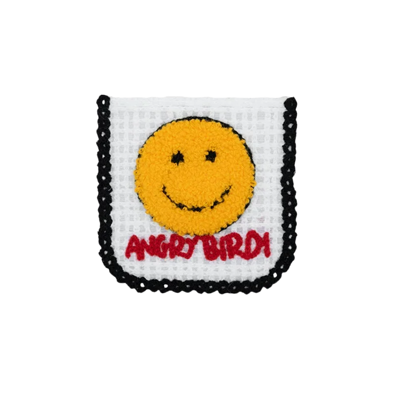 

Улыбающееся карманное фруктовое полотенце, вышитая тканевая наклейка, одежда, милая декоративная железная сумка/шляпа/тканевые аксессуары, нашивка из синели