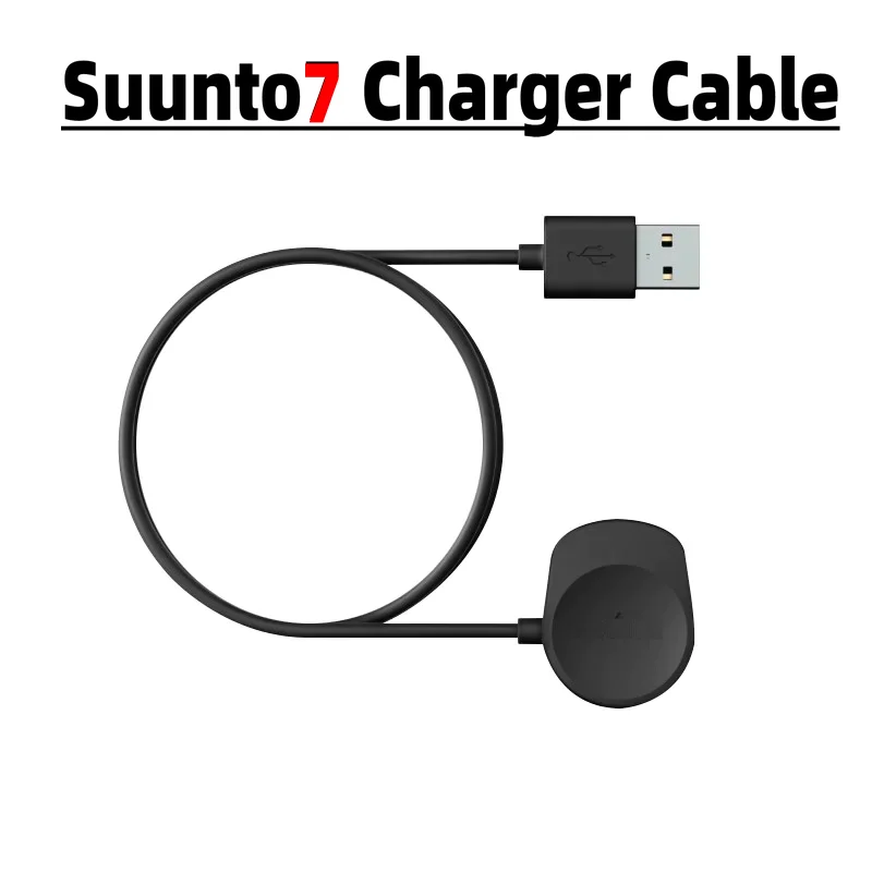 USB Charging Cable For Suunto 7 Smart Watch Suunto7 Charger Accessories Wireless Replacement Smartwatch Dock Adapter