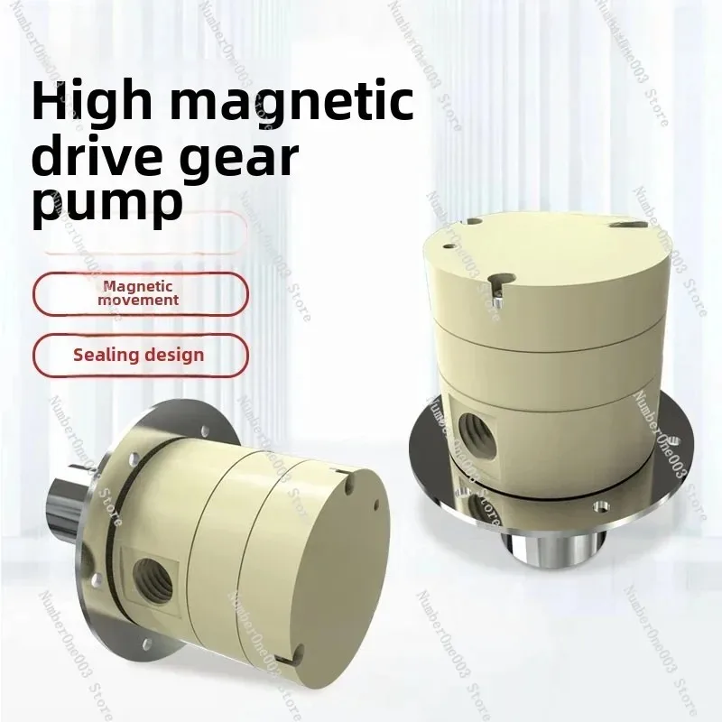 High-Precision Miniature PEEK Gear Small Magnetic Gear Metering Injection Stainless Steel Filling Pump