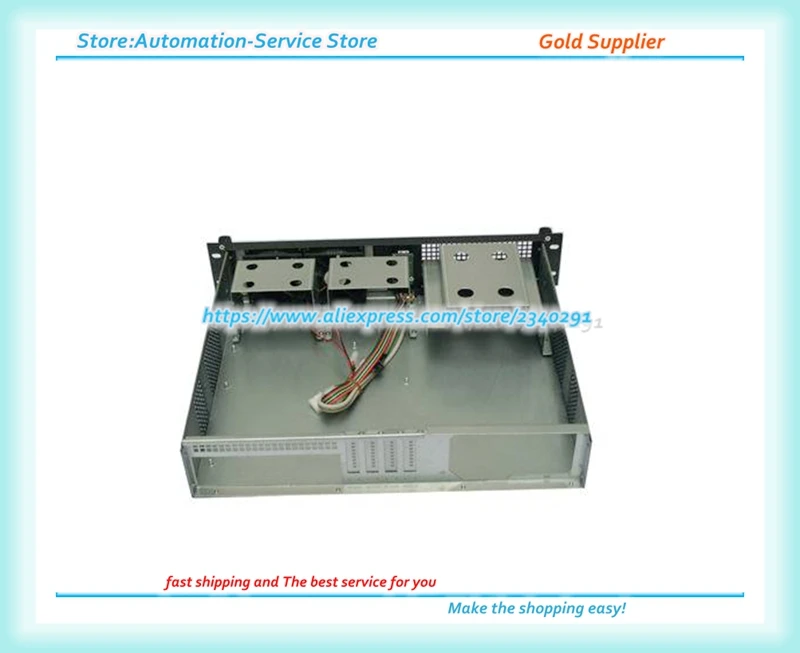 J3812B حافظة خادم 2U قصيرة جدًا طويلة / 380 مم لقمة قرص صلب + 1 بت مصدر طاقة عالي