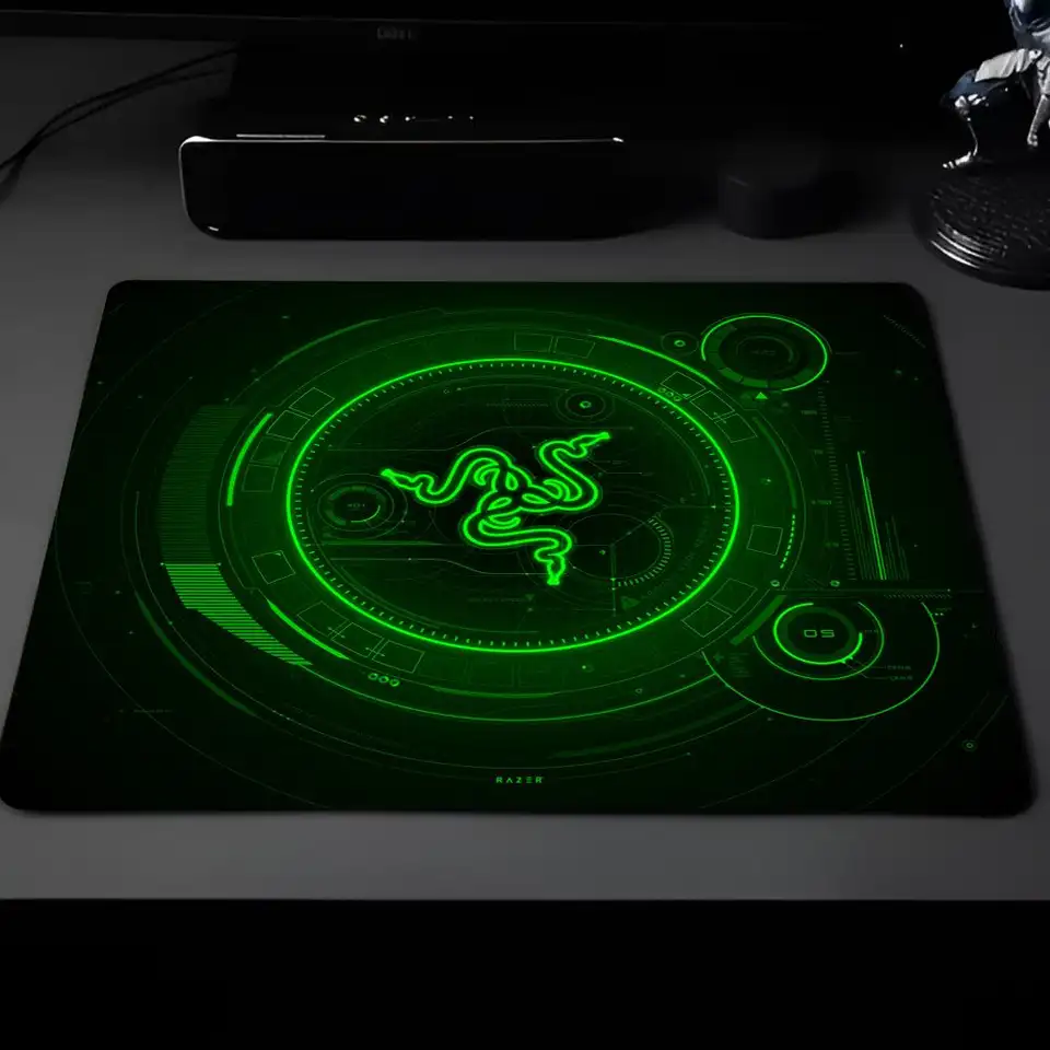 لوحة ماوس Razer بشعار للاعبي الرياضات الإلكترونية إكسسوارات ألعاب لوحة مفاتيح ألعاب حصيرة مكتب XXL - 5