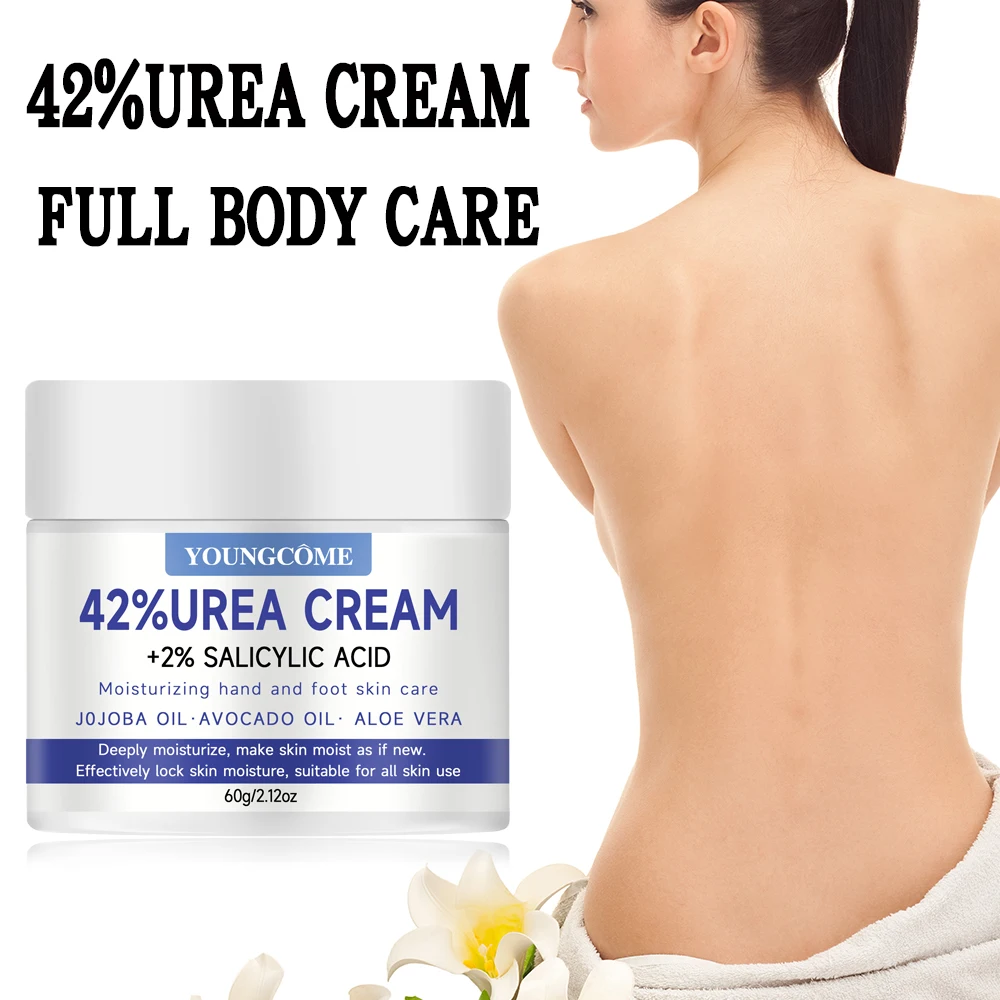 YOUNGCOME 42% urea cream +2% salicylic acid body care cream,Suitable for Calluses Foot Cracks Heels Elbows Soften Keratin